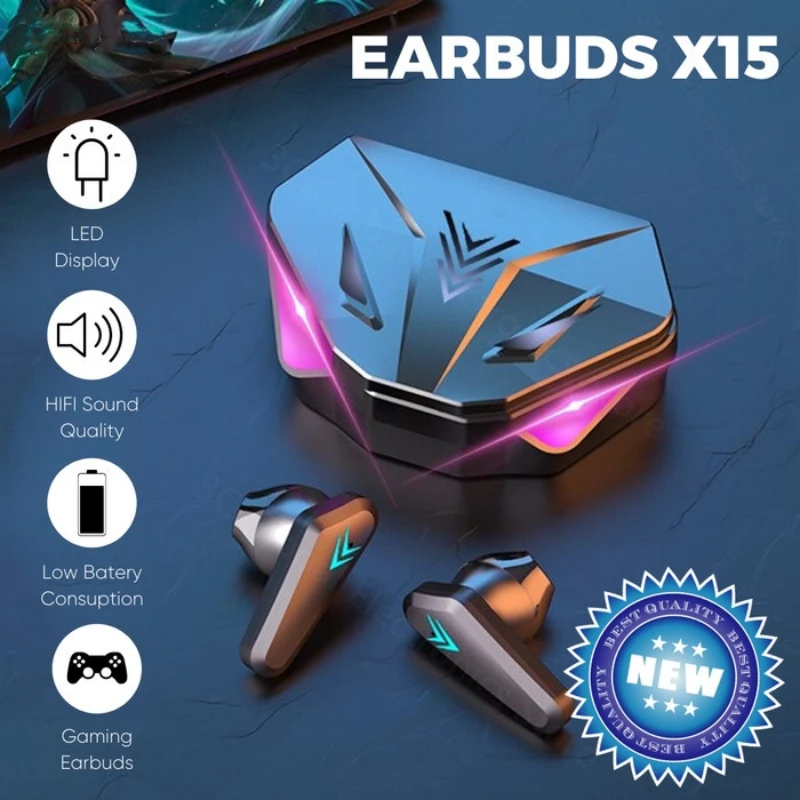 1PCS X15 TWS X15 Pro Wireless  - Esports Gaming Gear 评论和价格