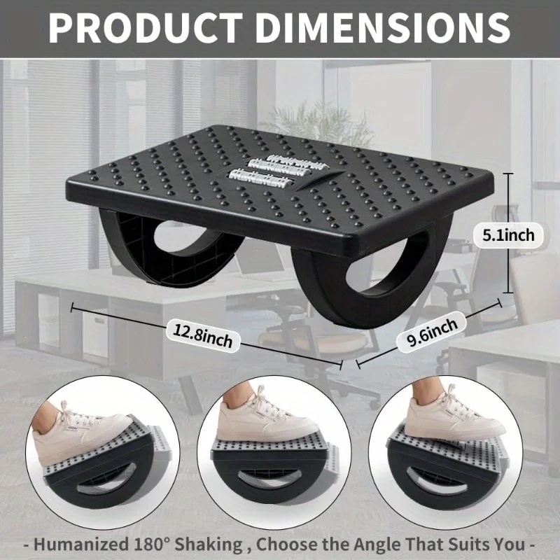 Ergonomic Under‑Desk Rocking F - Footrest Under Desk 评论和价格